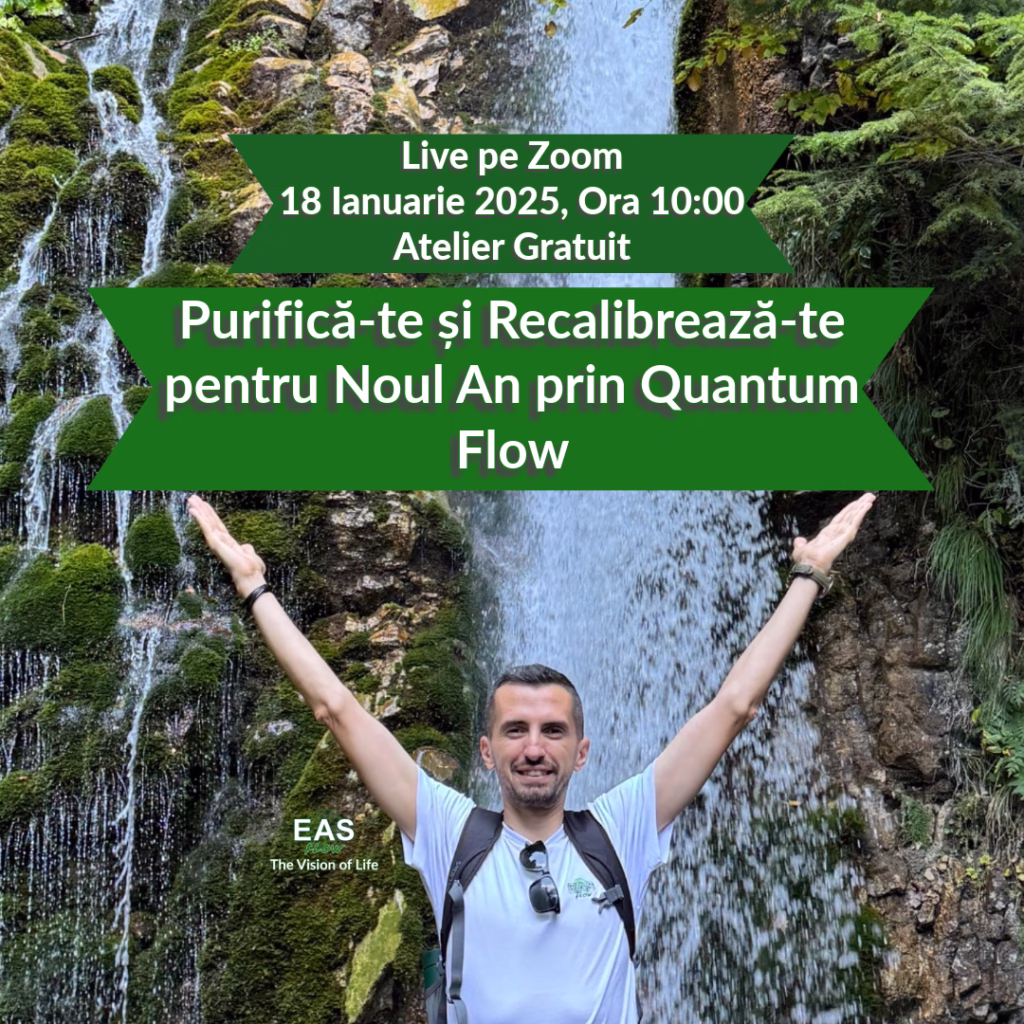 Purifică-te și Recalibrează-te pentru Noul An prin Quantum Flow 4 Transforma ti viata cu Quantum Flow Energie Claritate si Manifestare 4